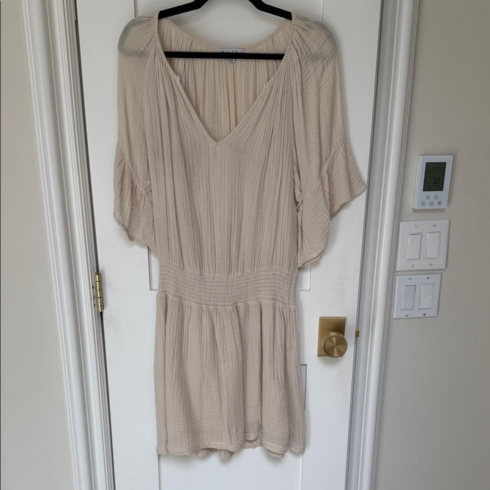 Michael Stars Cream Darling Double‎ Gauze Dress!
